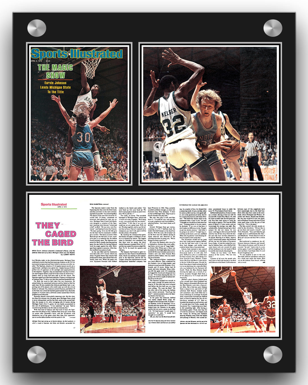 Larry Bird vs Magic Johnson "They Caged the Bird", April 1979