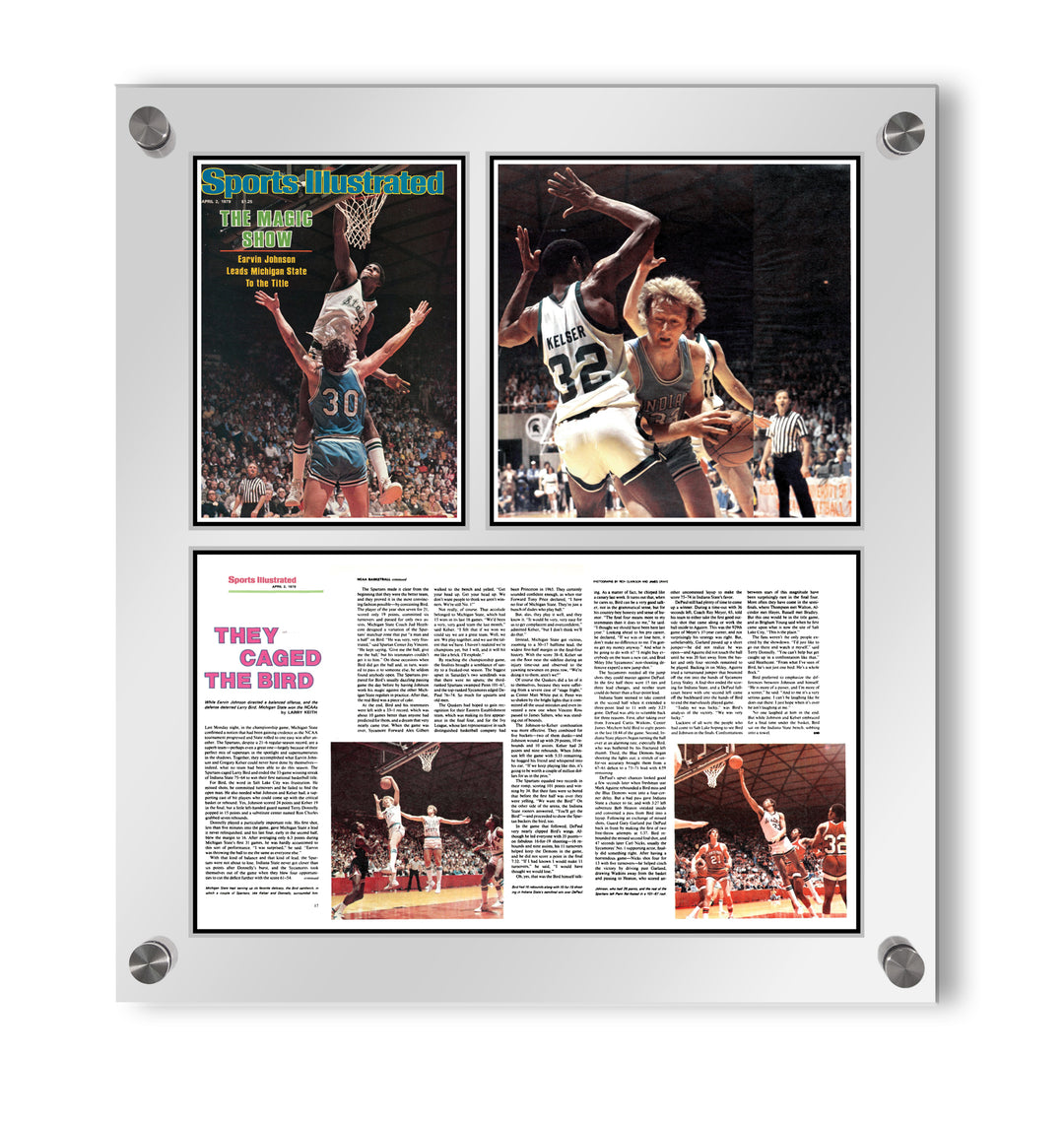 Larry Bird vs Magic Johnson "They Caged the Bird", April 1979