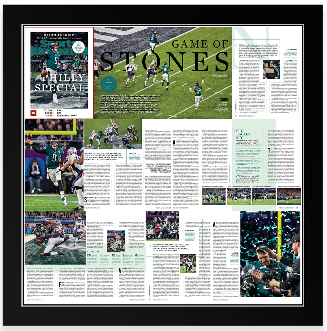 Philadelphia Eagles, Super Bowl Championship Commemorative Edition Plaque, February 2018