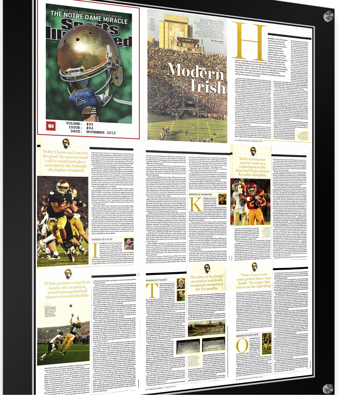 Notre Dame Football, "Modern Irish", November 2012